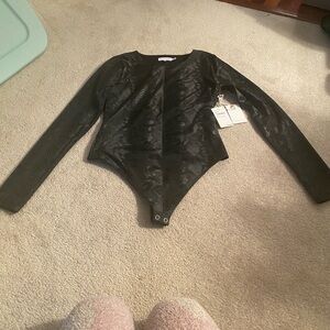 Good American size 2 (us size medium) thong bodysuit NWT